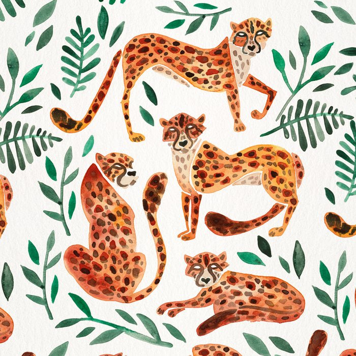 Cheetah Collection - Orange & Green Palette Coffee Mug Gallery Image 2