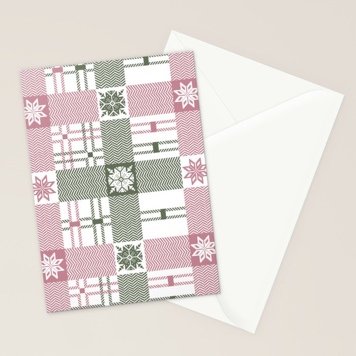 Holiday Nordic Warmth Stationery Card Gallery Image 2