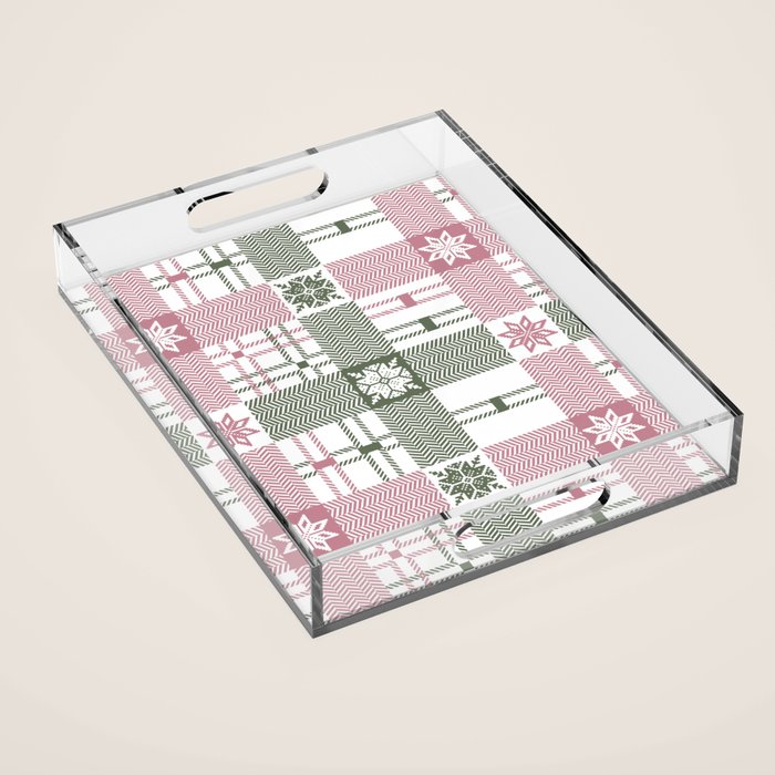 Holiday Nordic Warmth Acrylic Tray Gallery Image 1