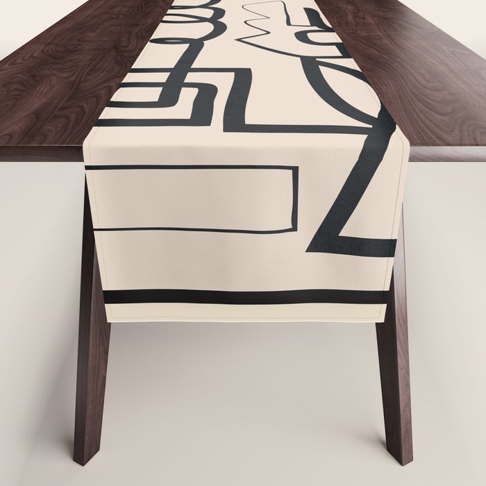 Abstract Line Movement 04 Table Runner Gallery Image 1
