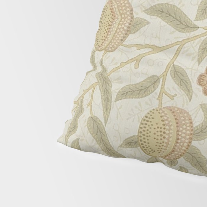 William Morris Vintage Fruit Parchment Bayleaf Pattern Pillow Sham Gallery Image 4