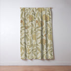 William Morris Vintage Fruit Parchment Bayleaf Pattern Window Curtain Gallery Image 3