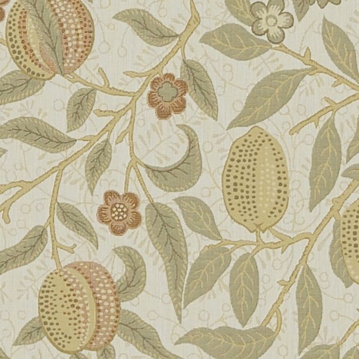 William Morris Vintage Fruit Parchment Bayleaf Pattern Coffee Mug Gallery Image 2