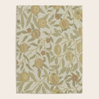 William Morris Vintage Fruit Parchment Bayleaf Pattern Poster Gallery Image 4