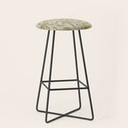 William Morris Vintage Fruit Parchment Bayleaf Pattern Stool Gallery Image 1