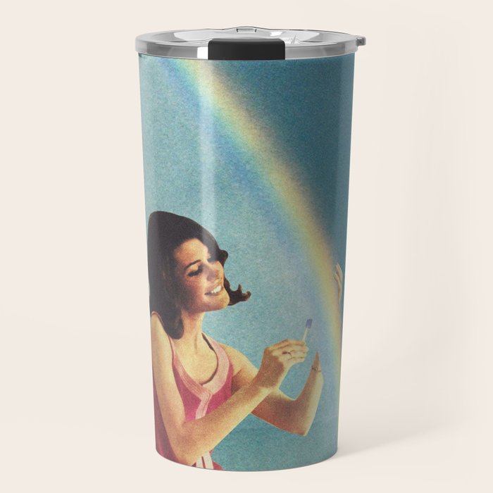 High maintenance - Rainbow trip Travel Mug Gallery Image 1