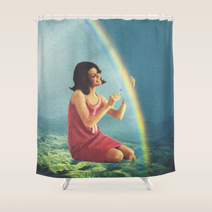 High maintenance - Rainbow trip Shower Curtain Gallery Image 1