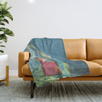 High maintenance - Rainbow trip Throw Blanket Gallery Image 1