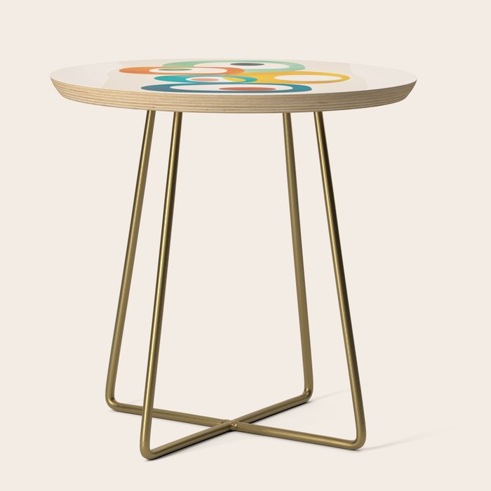 Mid-Century Modern Abstract Art 02 Side Table Gallery Image 1