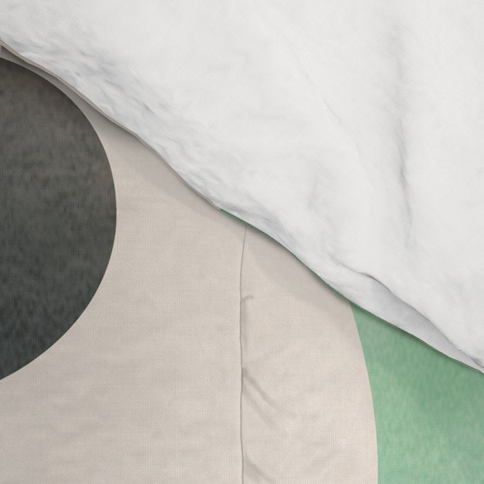 Mid-Century Modern Abstract Art 02 Comforter Gallery Image 4