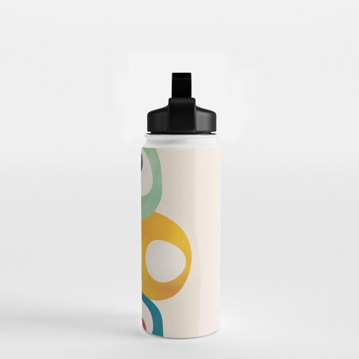 Mid-Century Modern Abstract Art 02 Water Bottle Gallery Image 2
