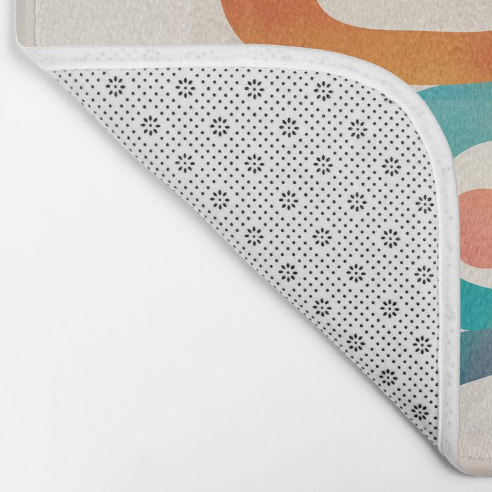 Mid-Century Modern Abstract Art 02 Bath Mat Gallery Image 2