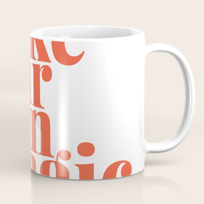 Make Your Own Magic | Pink and Orange Coffee Mug Gallery Image 1