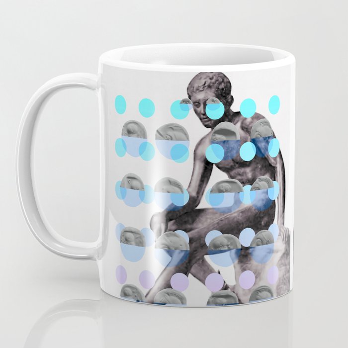 Statue With A Dot Gradient 2 Coffee Mug Gallery Image 3