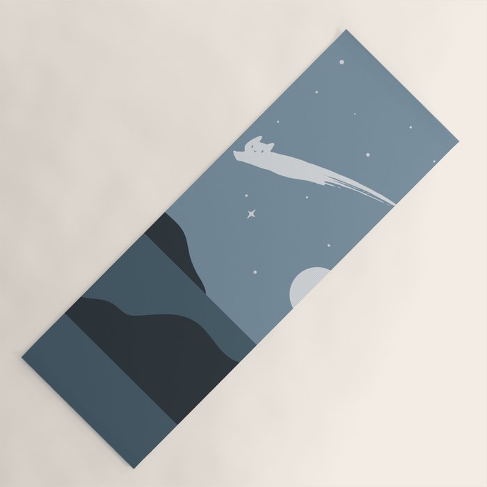Cat Landscape 43 Yoga Mat Gallery Image 1