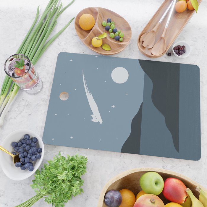 Cat Landscape 43 Cutting Board Gallery Image 2