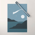 Cat Landscape 43 Wrapping Paper Gallery Image 1