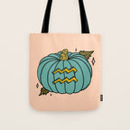 Aquarius Pumpkin Tote Bag Gallery Image 1