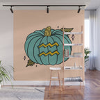 Aquarius Pumpkin Wall Mural Gallery Image 1