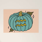 Aquarius Pumpkin Welcome Mat Gallery Image 1