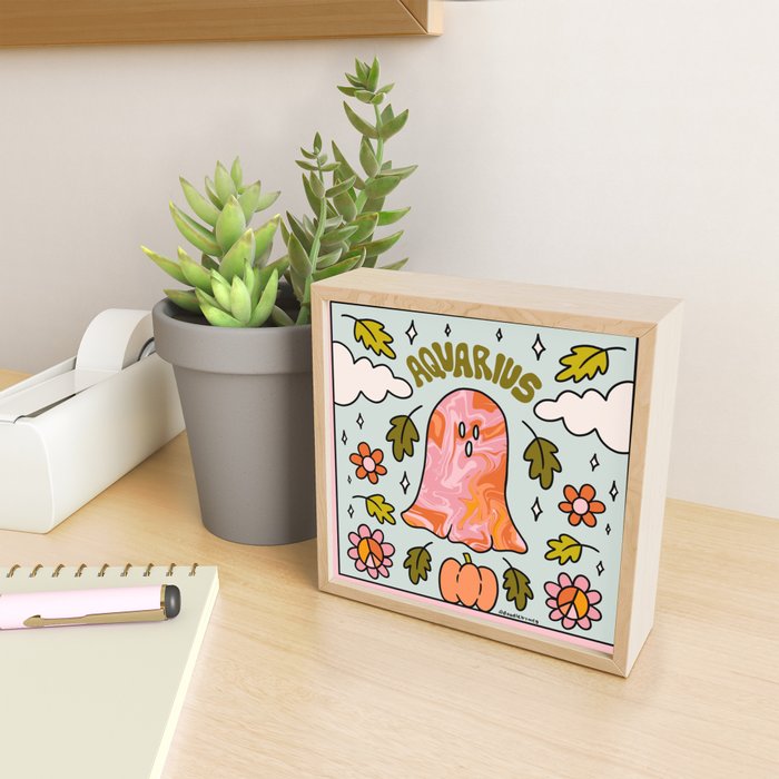 Aquarius Ghost Mini Art Print Gallery Image 2