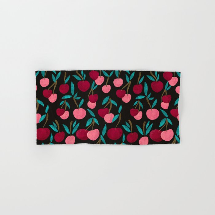 Cherry Collection - Charcoal Bath Towel Gallery Image 1