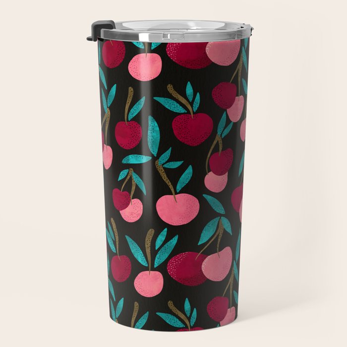 Cherry Collection - Charcoal Travel Mug Gallery Image 3