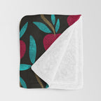 Cherry Collection - Charcoal Throw Blanket Gallery Image 3