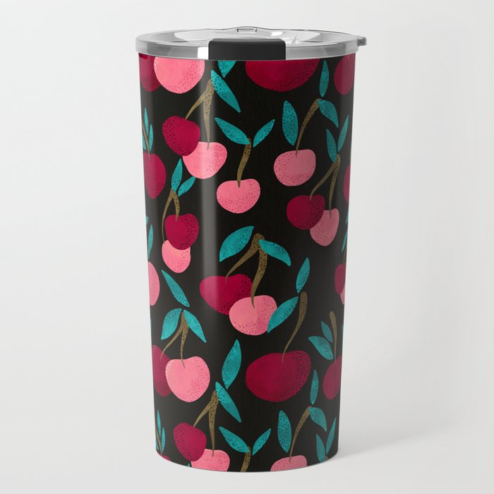 Cherry Collection - Charcoal Travel Mug Gallery Image 1