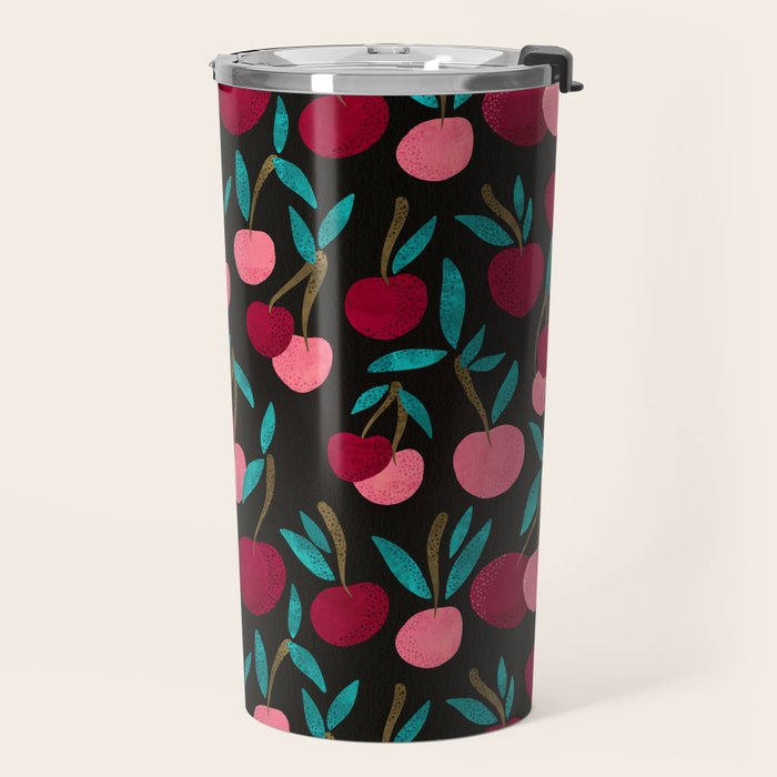 Cherry Collection - Charcoal Travel Mug Gallery Image 2