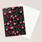 Cherry Collection - Charcoal Stationery Card Gallery Image 2