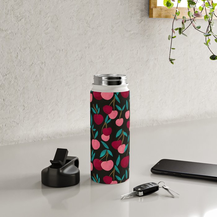 Cherry Collection - Charcoal Water Bottle Gallery Image 4