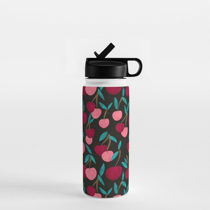 Cherry Collection - Charcoal Water Bottle Gallery Image 1
