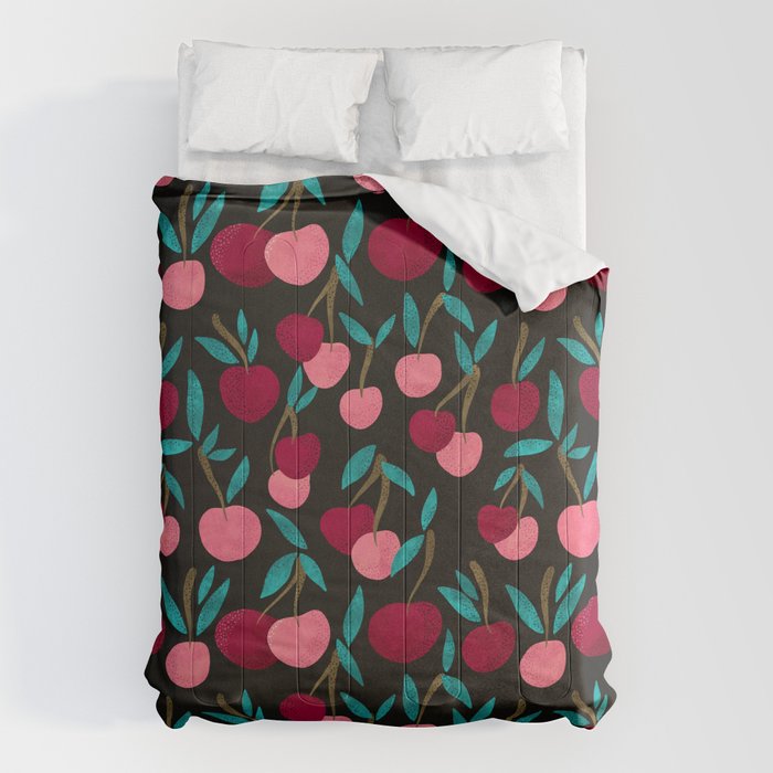 Cherry Collection - Charcoal Comforter Gallery Image 1