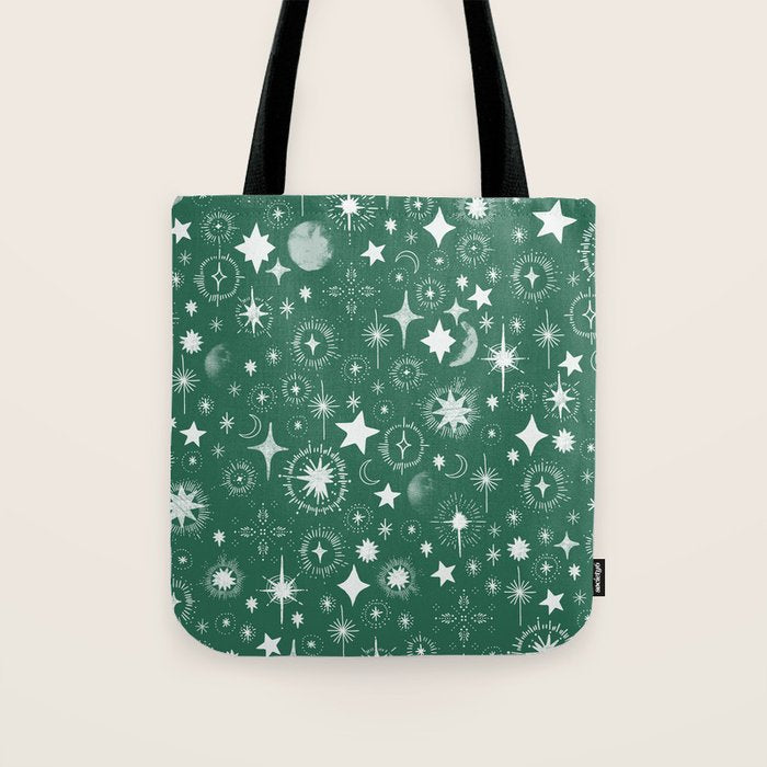 Greenish stellar S Tote Bag Gallery Image 1