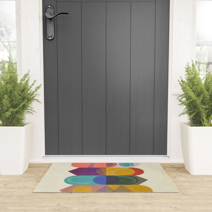 CITY TOTEM #society6 #buyart Welcome Mat Gallery Image 3