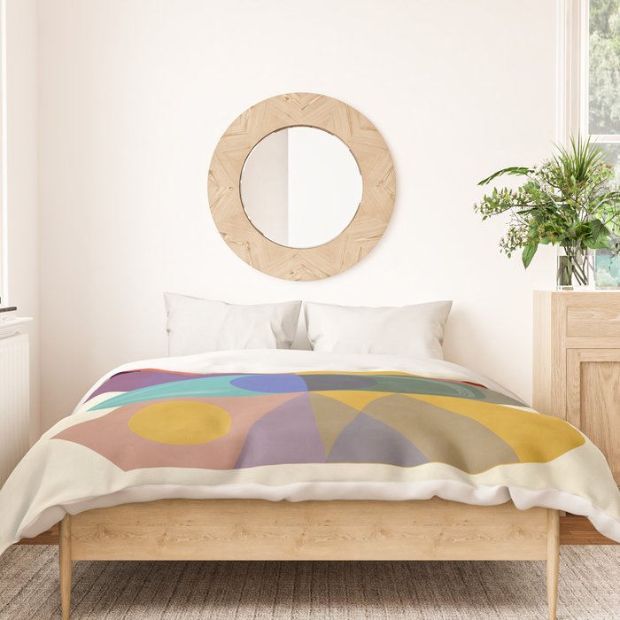 CITY TOTEM #society6 #buyart Duvet Cover Gallery Image 3