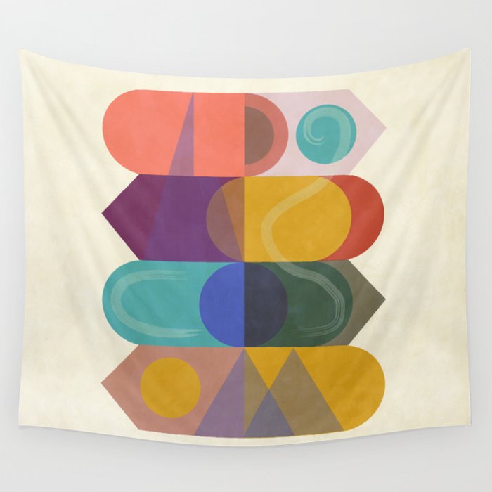 CITY TOTEM #society6 #buyart Wall Tapestry Gallery Image 4