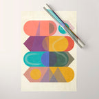 CITY TOTEM #society6 #buyart Wrapping Paper Gallery Image 1