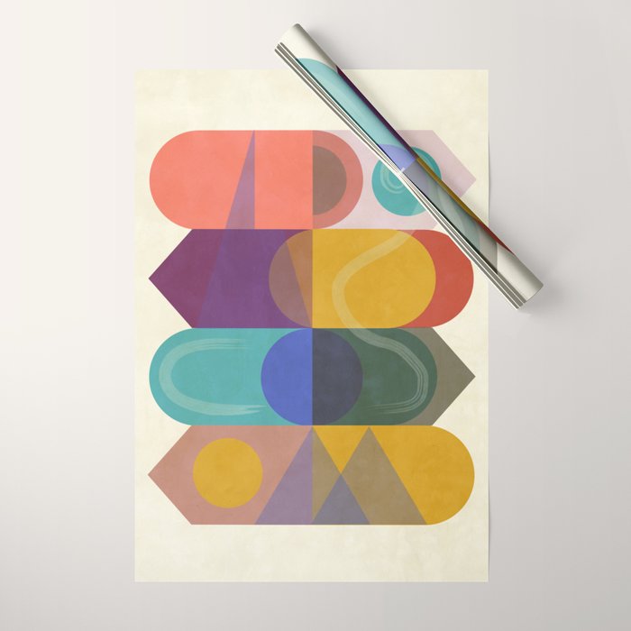 CITY TOTEM #society6 #buyart Wrapping Paper Gallery Image 1