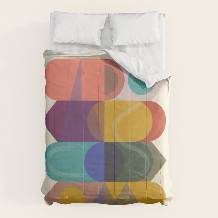 CITY TOTEM #society6 #buyart Comforter Gallery Image 1
