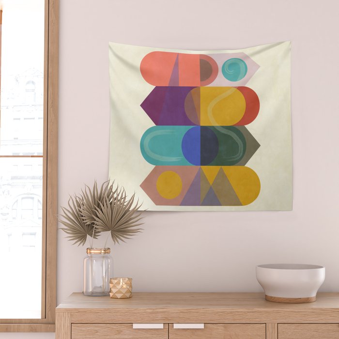 CITY TOTEM #society6 #buyart Wall Tapestry Gallery Image 2