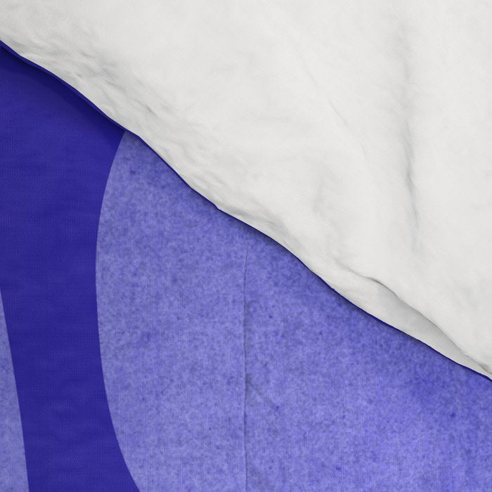 Rise and Shine - blue typography Comforter Gallery Image 4