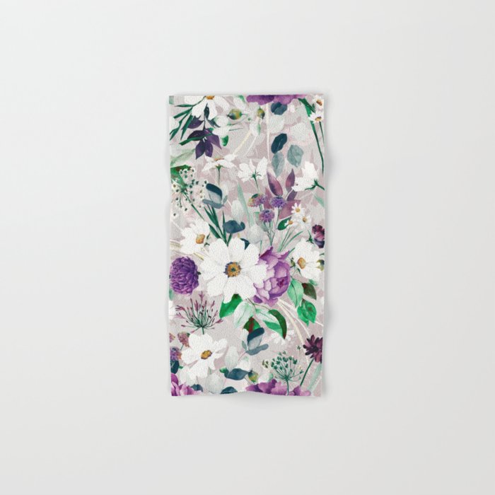 Lush lilac garden Bath Towel Gallery Image 1