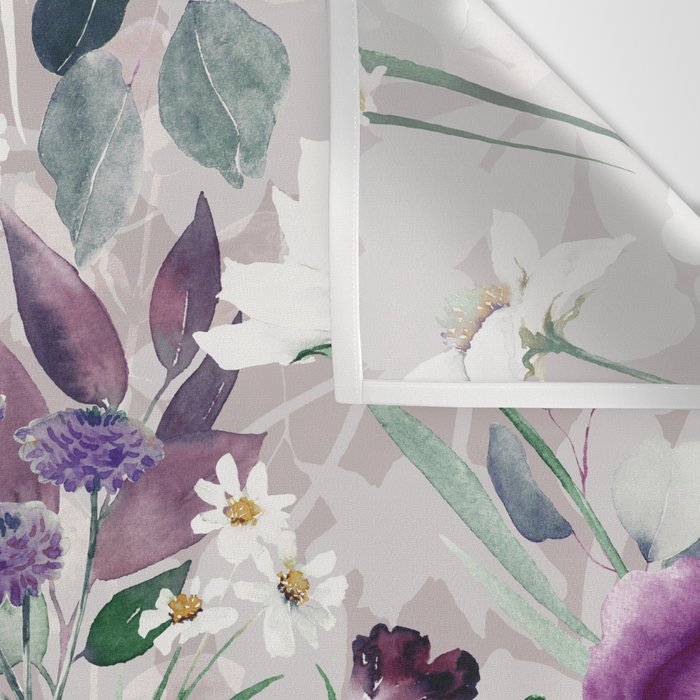 Lush lilac garden Wall Tapestry Gallery Image 3