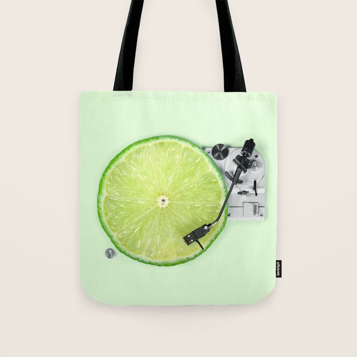 LIME DJ Tote Bag Gallery Image 1