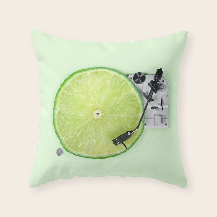 LIME DJ Throw Pillow Gallery Image 6