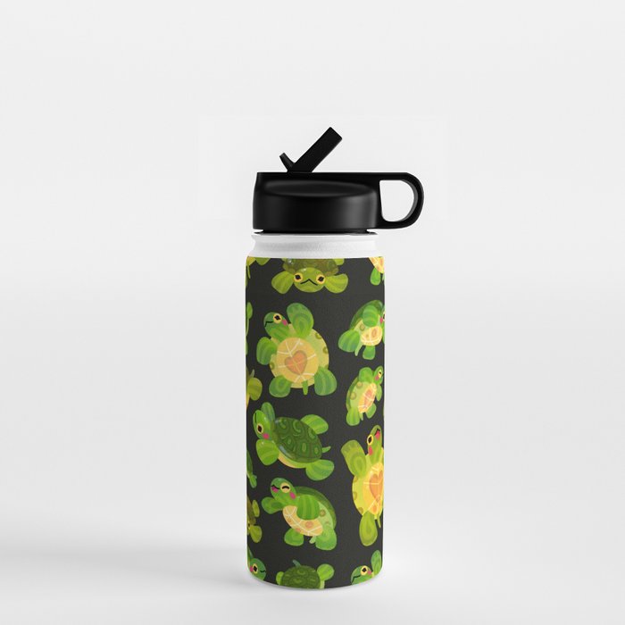 Red-eared slider (dark) Water Bottle Gallery Image 1