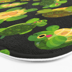 Red-eared slider (dark) Bath Mat Gallery Image 3