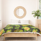 Red-eared slider (dark) Duvet Cover Gallery Image 3